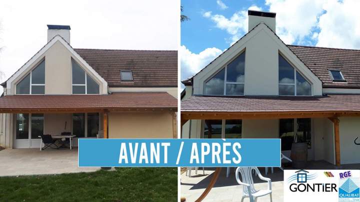 Façade rénovée Santeny