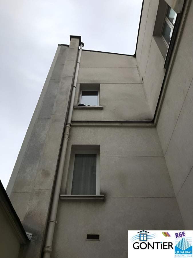 Chantier isolation thermique extérieure Santeny