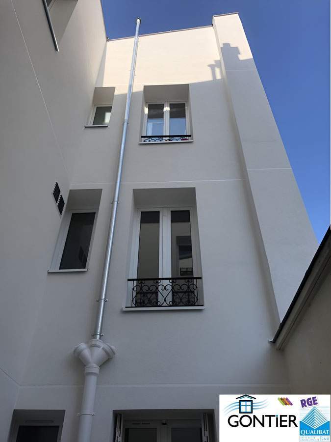 Pose isolant façade Santeny