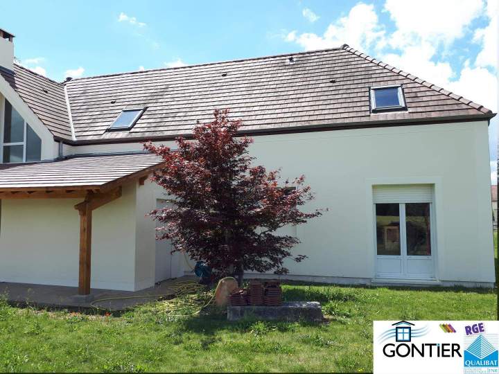 Rénovation façade maison Santeny