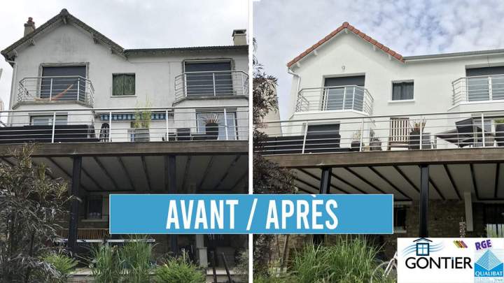 Ravalement et isolation extérieure Santeny